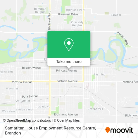 Samaritan House Employment Resource Centre map
