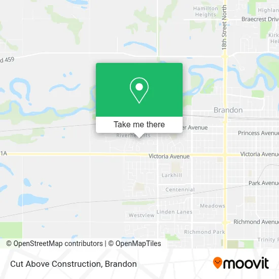 Cut Above Construction map