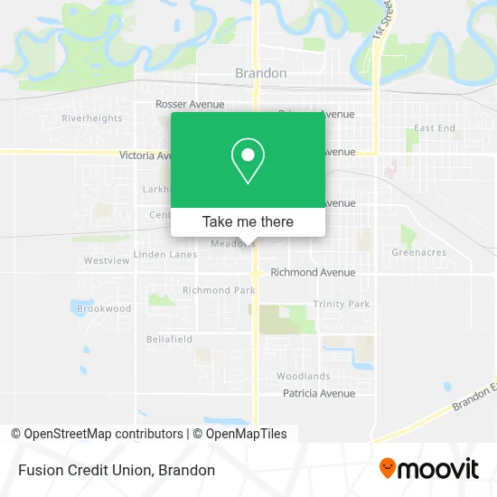 Fusion Credit Union map