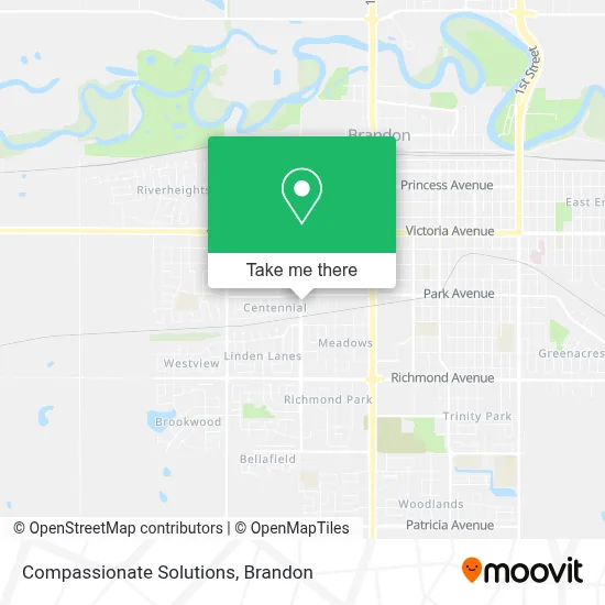 Compassionate Solutions map
