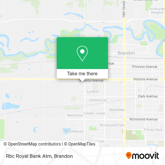 Rbc Royal Bank Atm map