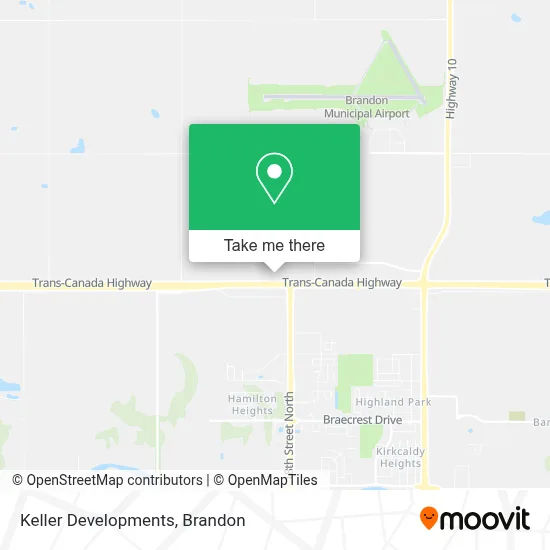Keller Developments map