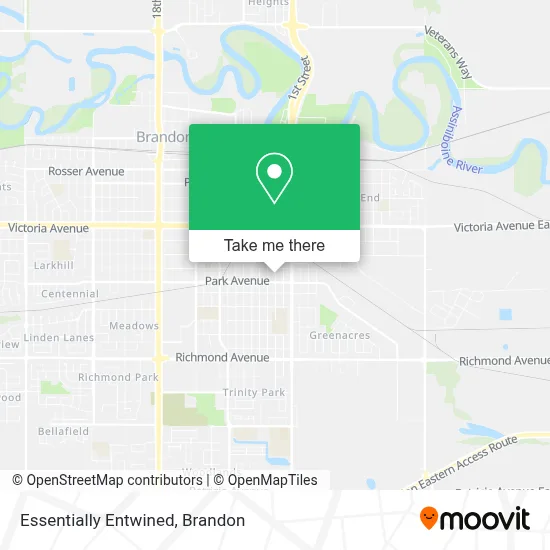Essentially Entwined map