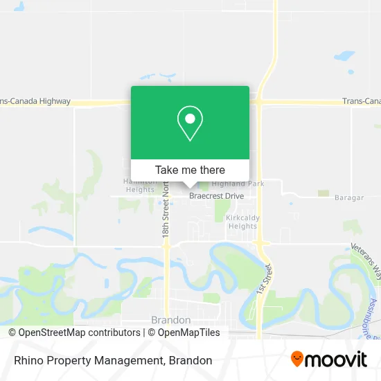 Rhino Property Management map