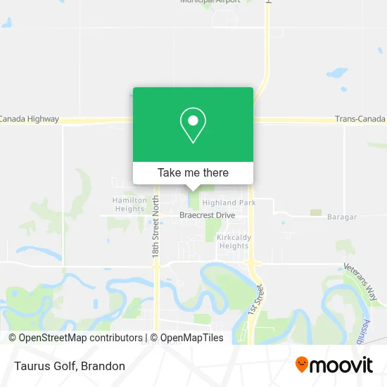 Taurus Golf map