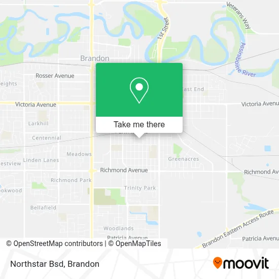 Northstar Bsd map