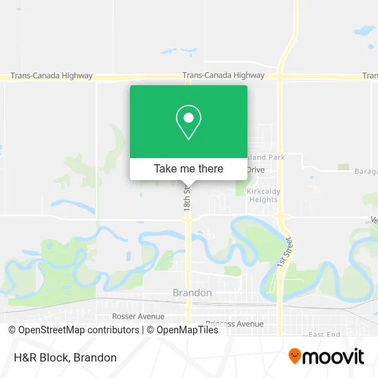H&R Block map