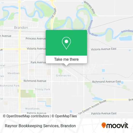 Raynor Bookkeeping Services map
