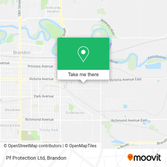 Pf Protection Ltd map