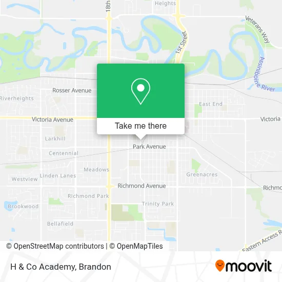 H & Co Academy map