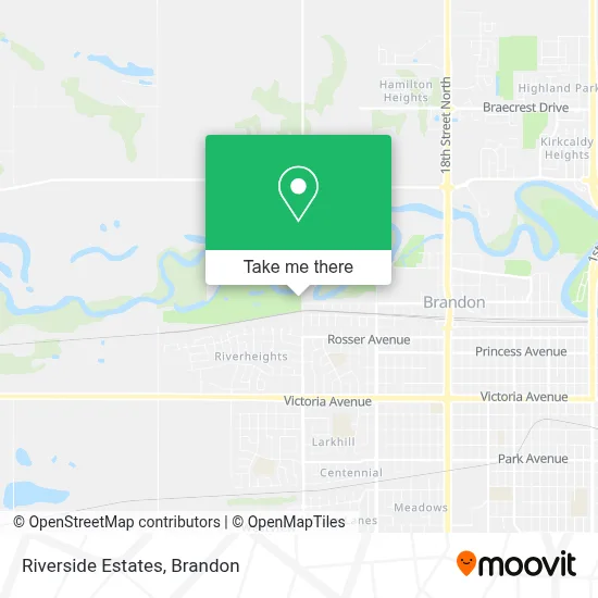Riverside Estates map