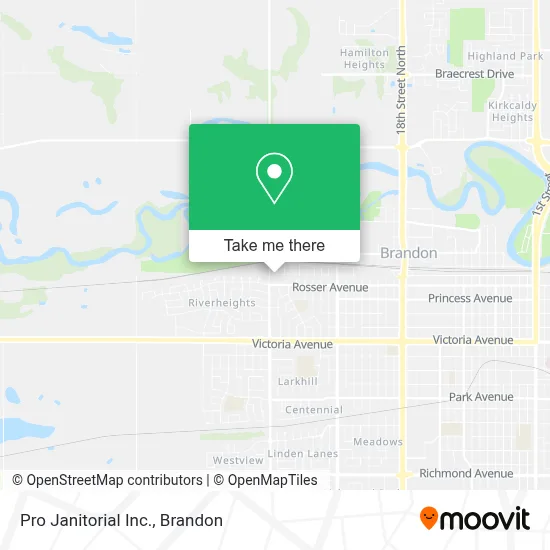 Pro Janitorial Inc. map