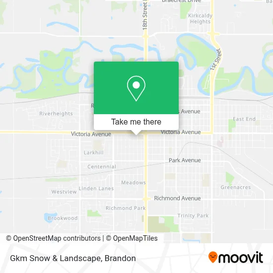 Gkm Snow & Landscape map