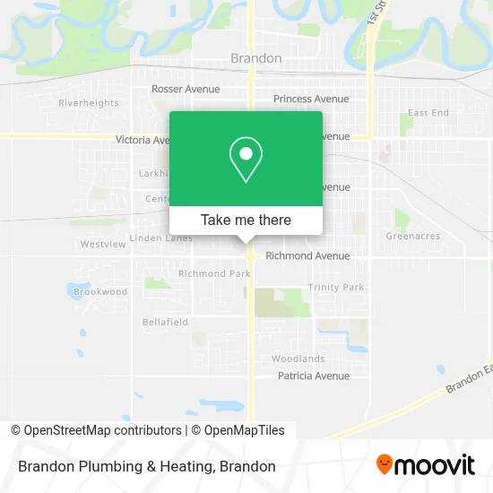 Brandon Plumbing & Heating map