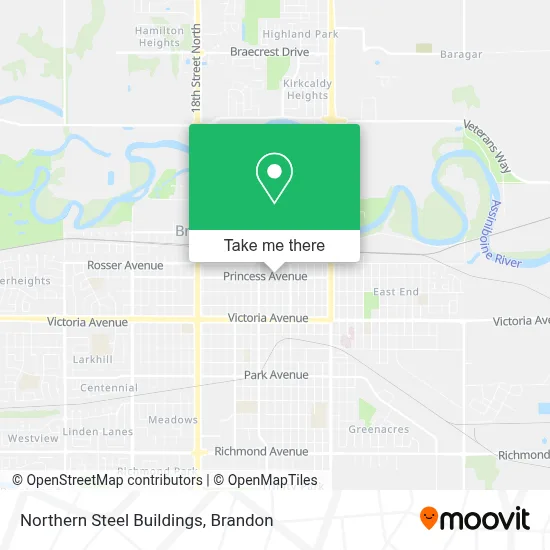 Northern Steel Buildings map