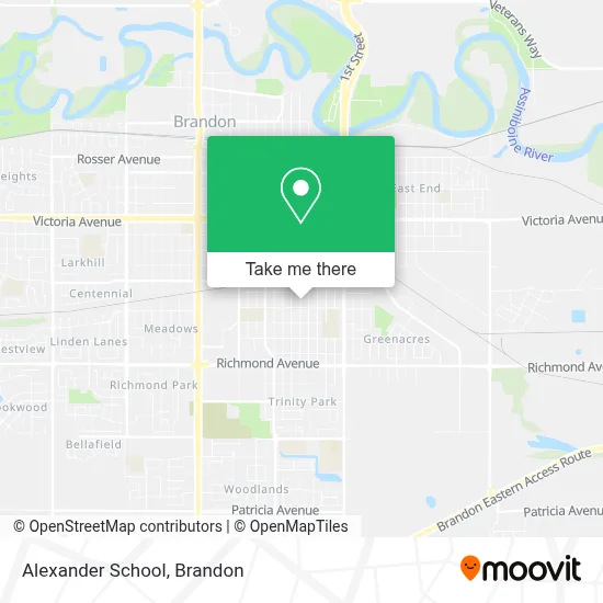Alexander School map