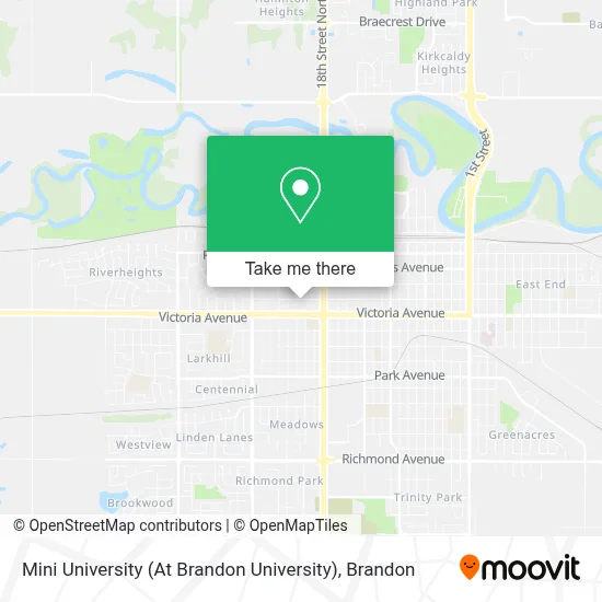 Mini University (At Brandon University) map