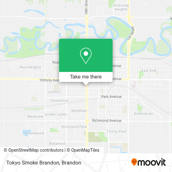Tokyo Smoke Brandon map