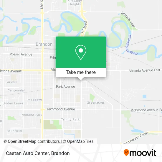 Castan Auto Center map