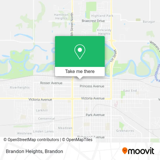 Brandon Heights map