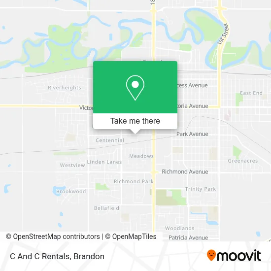C And C Rentals map