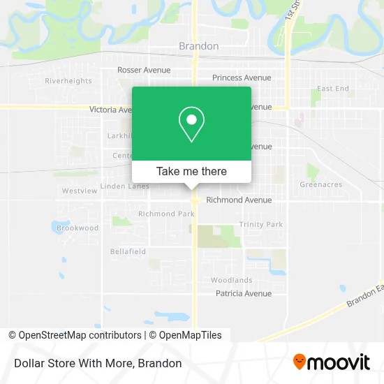 Dollar Store With More map