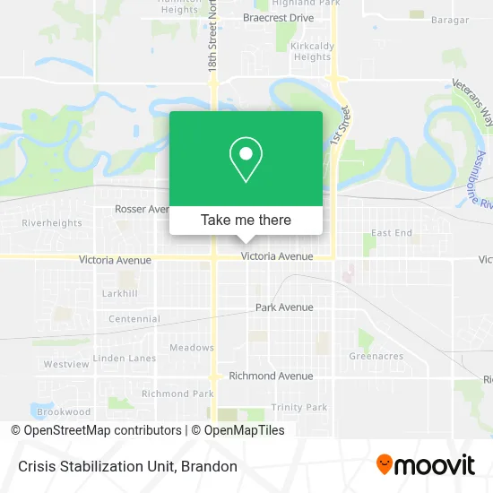 Crisis Stabilization Unit map