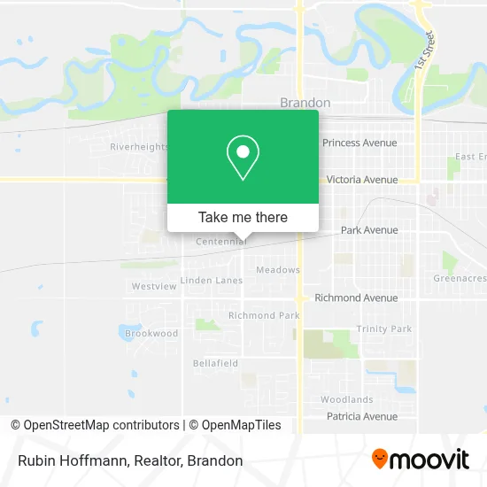 Rubin Hoffmann, Realtor map