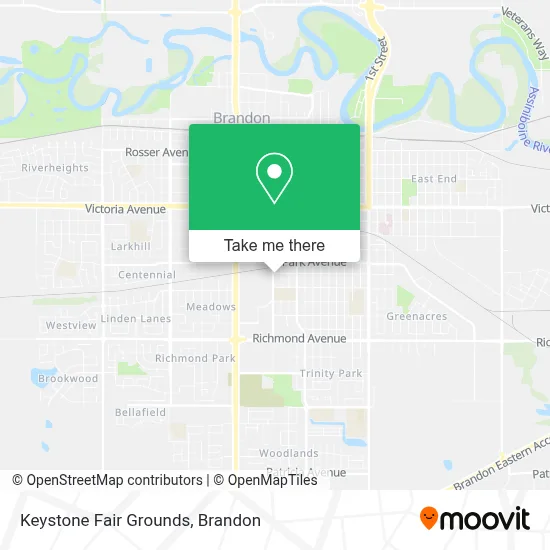 Keystone Fair Grounds map