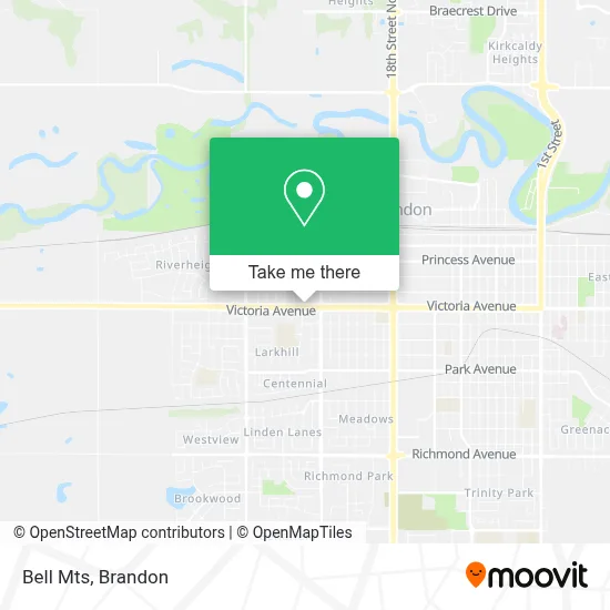 Bell Mts map