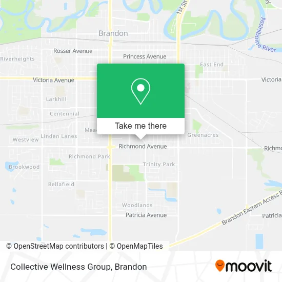 Collective Wellness Group map