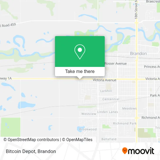 Bitcoin Depot map