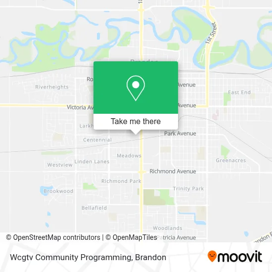 Wcgtv Community Programming map