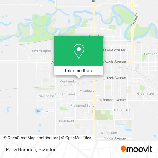 Rona Brandon map