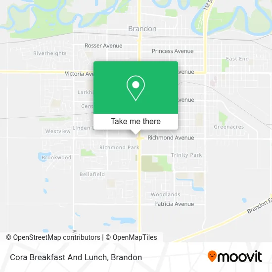 Cora Breakfast And Lunch map