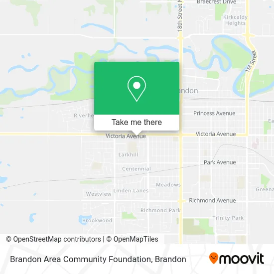 Brandon Area Community Foundation map