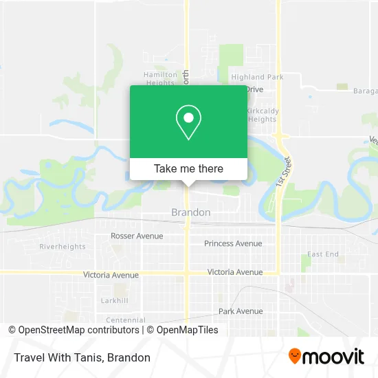 Travel With Tanis map