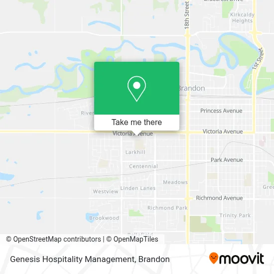 Genesis Hospitality Management map