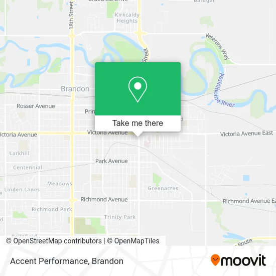 Accent Performance map