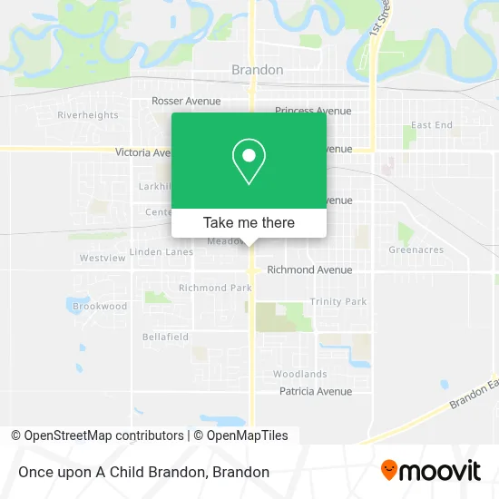 Once upon A Child Brandon map