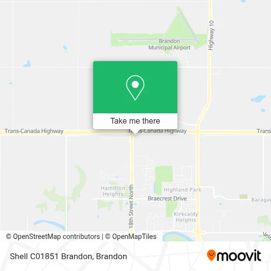 Shell C01851 Brandon map