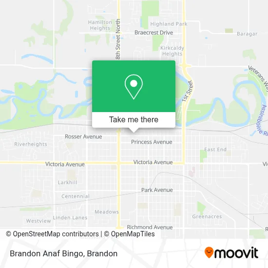Brandon Anaf Bingo map