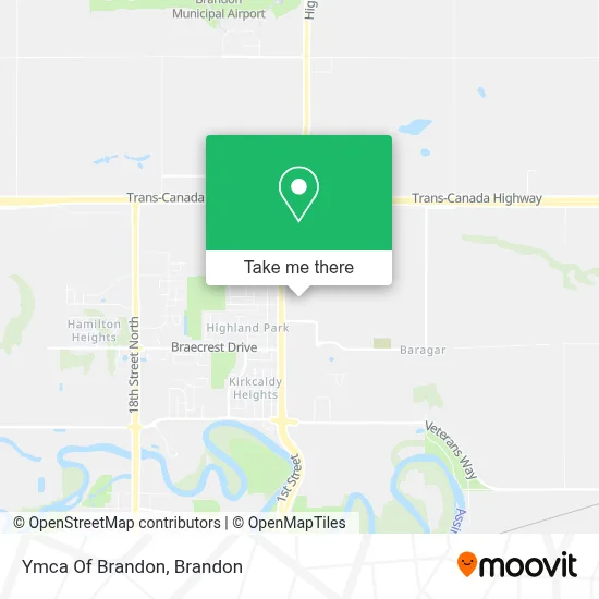 Ymca Of Brandon map