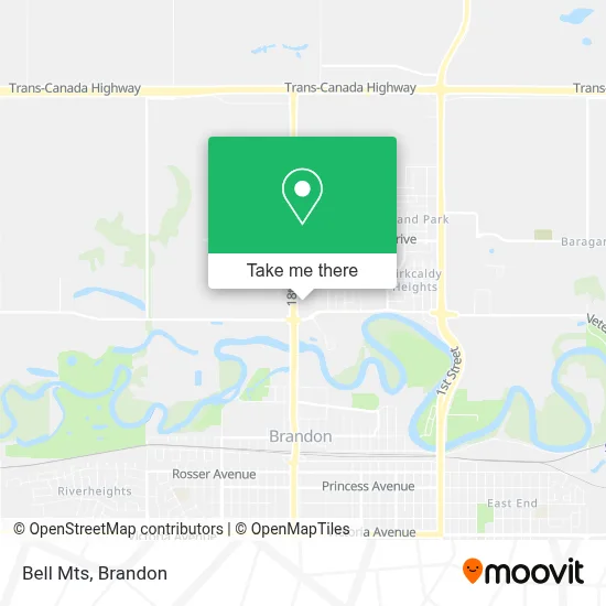 Bell Mts map