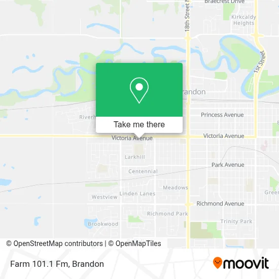 Farm 101.1 Fm map