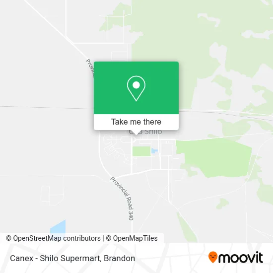 Canex - Shilo Supermart map
