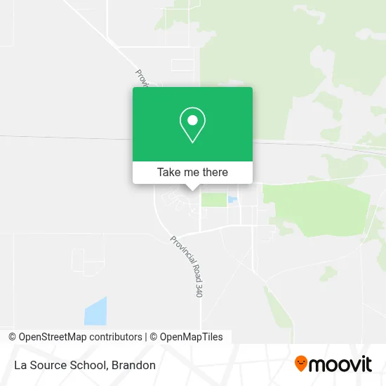 Ecole La Source map