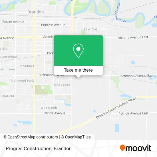 Progres Construction map