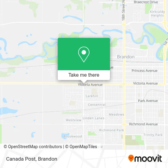 Canada Post map