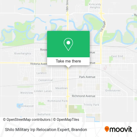 Shilo Military Irp Relocation Expert map